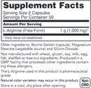 L-Arginine 500mg (100 caps)
