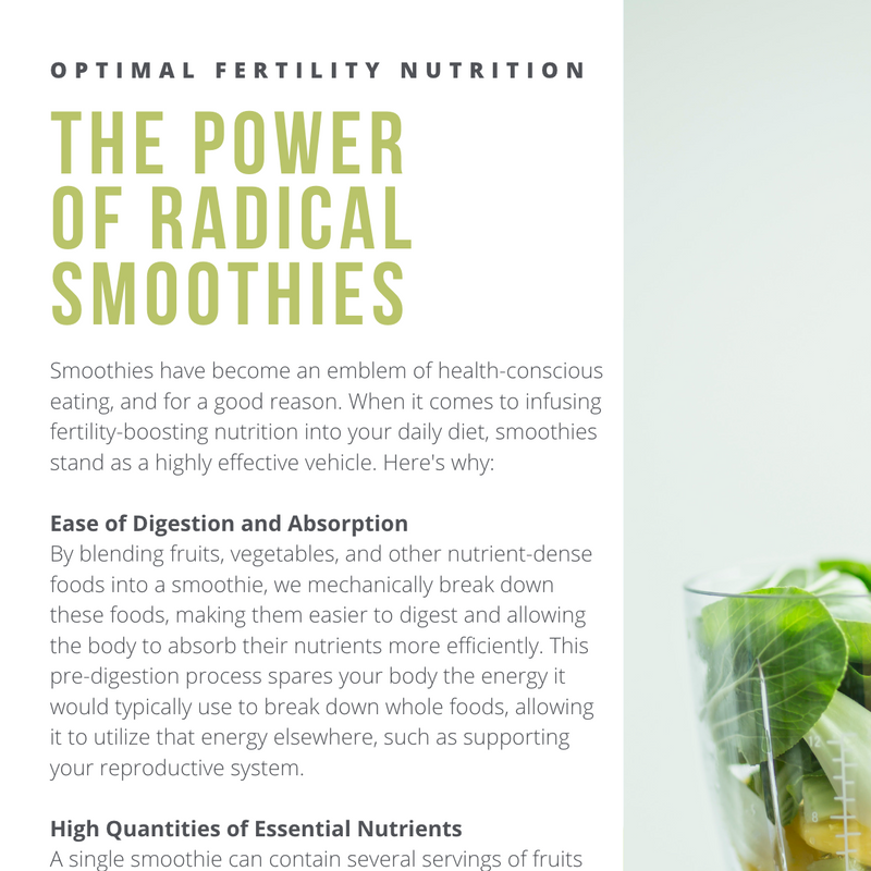 Radical Fertility™ Smoothies eBook